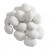 ScandiFlames Ceramics Pebbles White - 24 Pieces for bioethanol fireplaces, heat-resistant and decorative.
