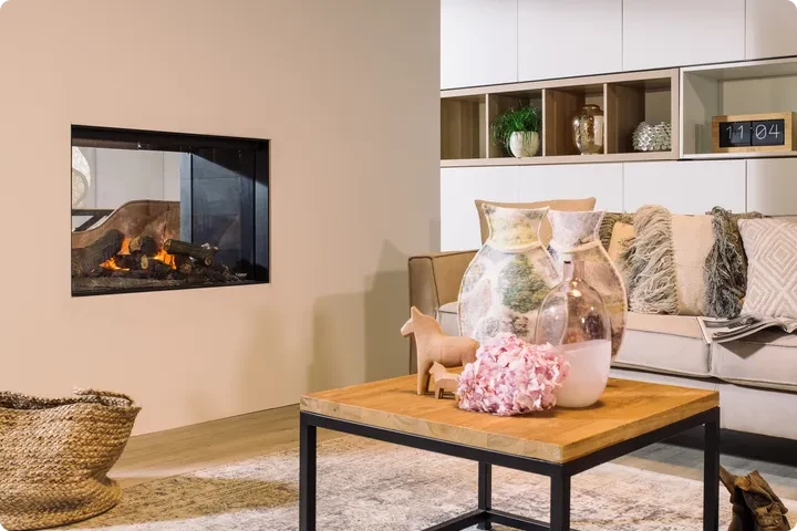 2-Sided Built-in Opti-Myst Fire Inserts